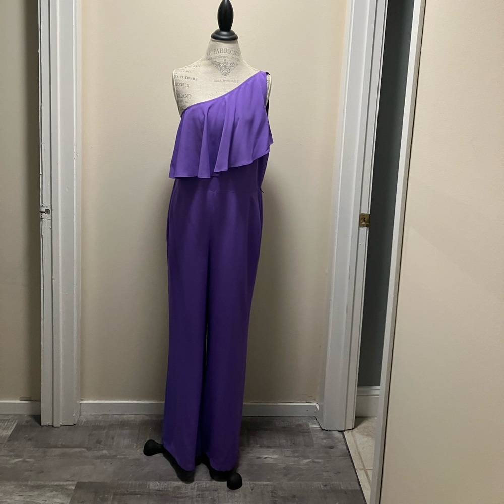 One shoulder sexy jumpsuit by Ralph Lauren